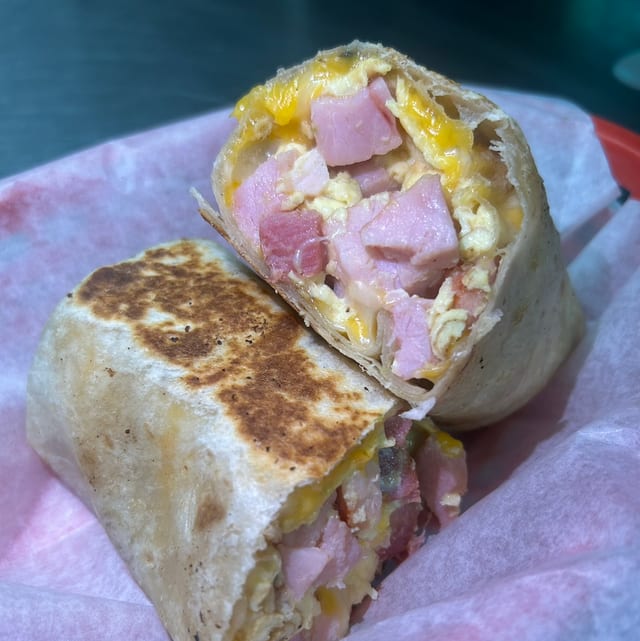 Ham 'n Egg Wrap.