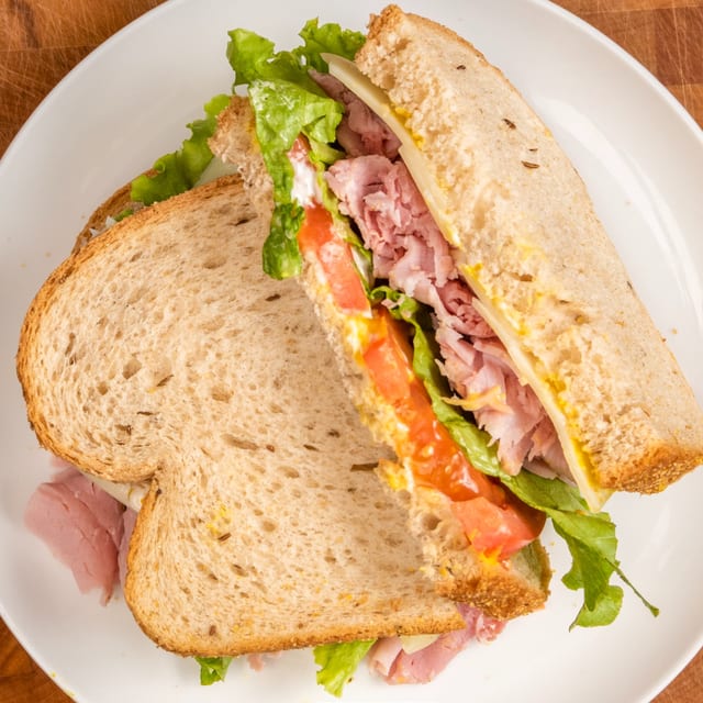 Smoked Ham Sandwich.