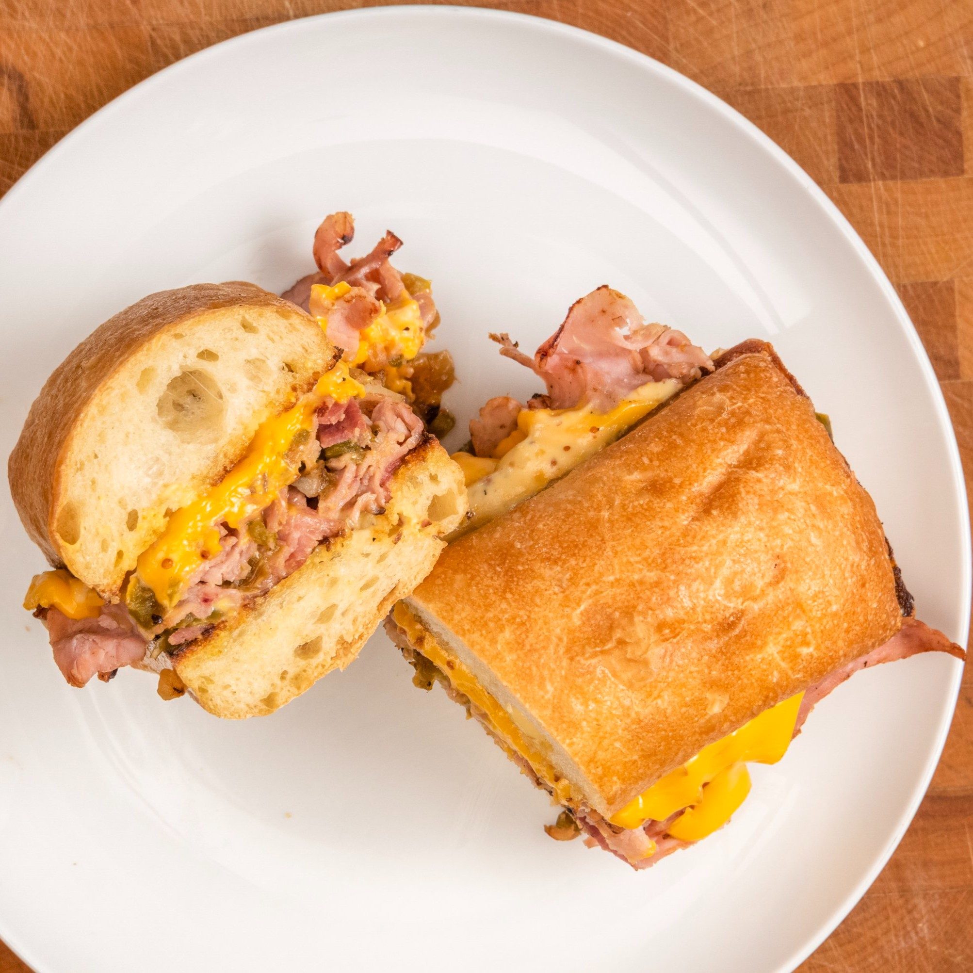 Chopped Ham 'n Cheese Sandwich.