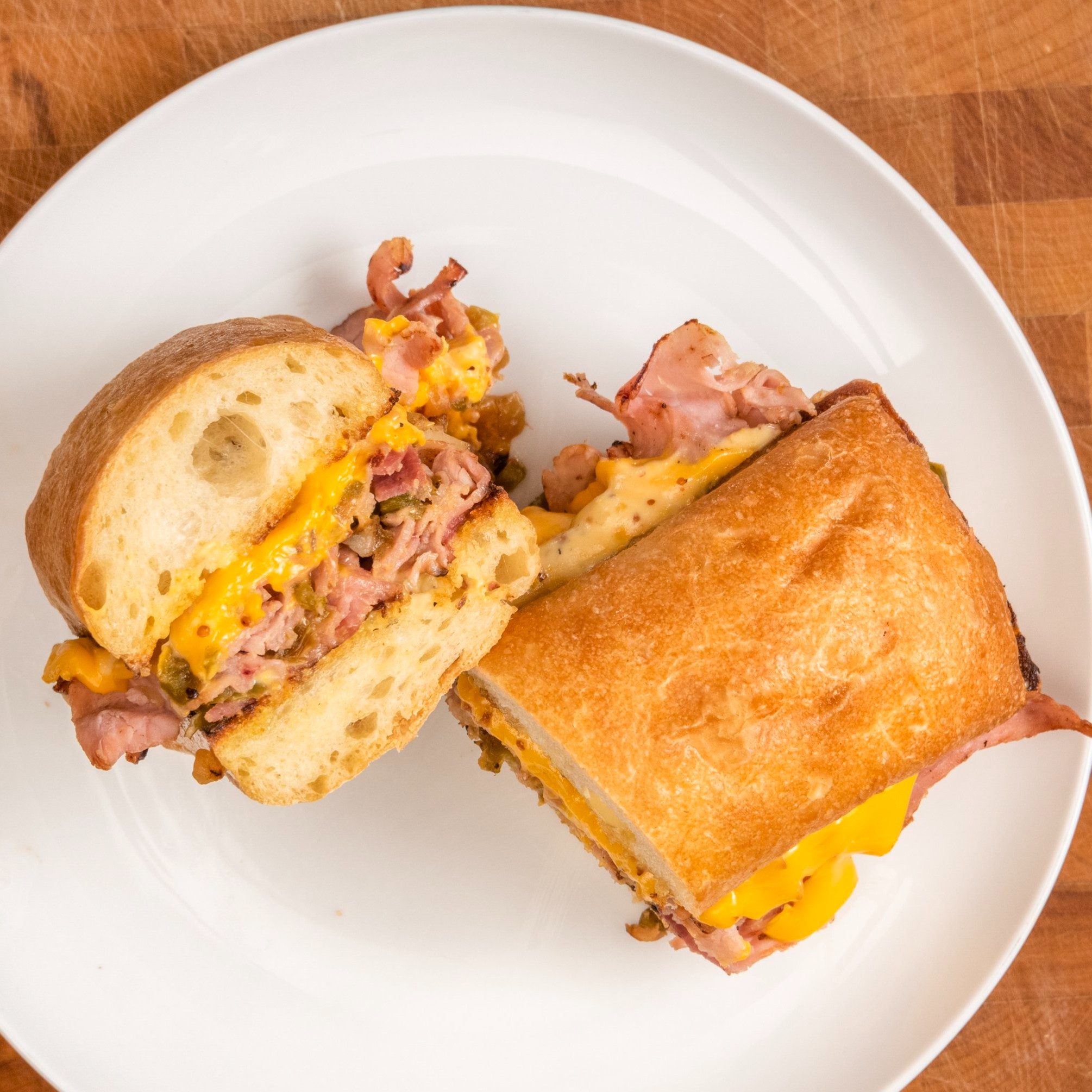 Chopped Ham 'n Cheese Sandwich.